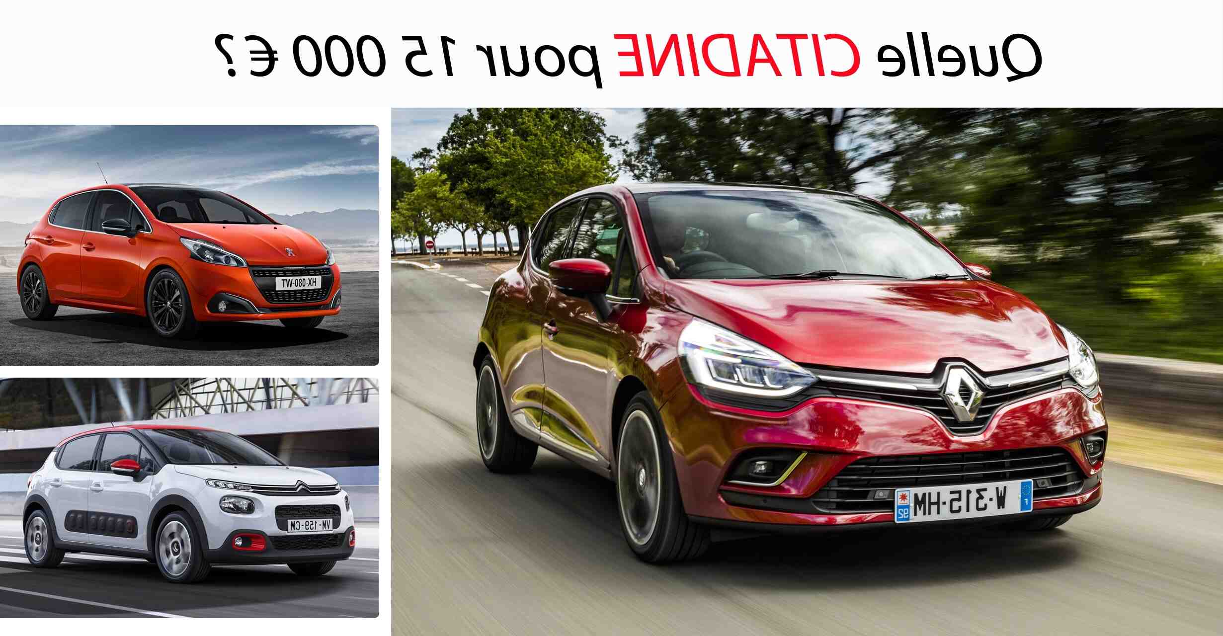 Quelle voiture acheter en 2020 pour 15000 euros ?